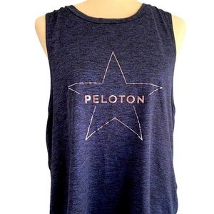 IN SEARCH of Peloton by Nualime Silver Star Logo Tank in med - Large